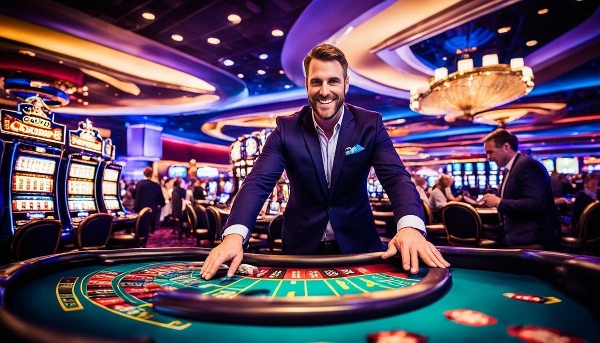 Meja Baccarat Live Casino Dana12 dengan dealer cantik dan taruhan langsung real-time